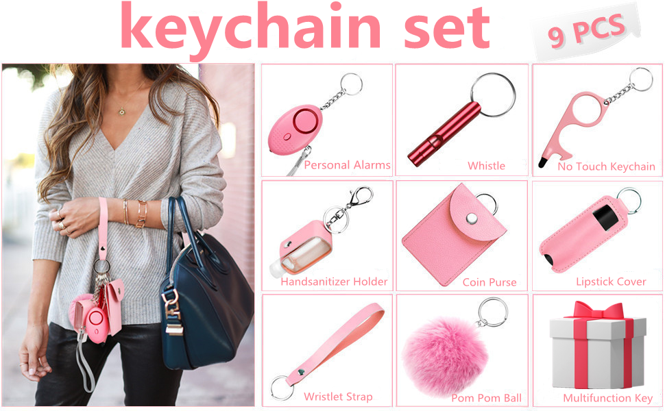 Self Defense Keychain Set