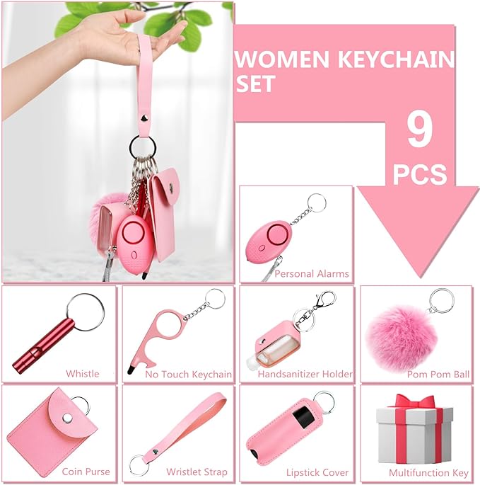 Self Defense Keychain Set