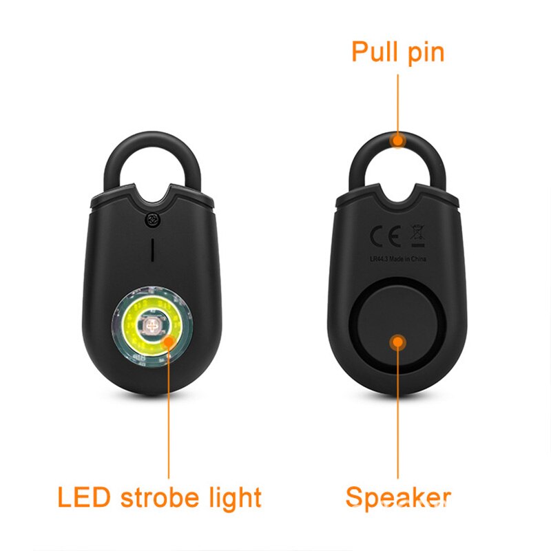 Self Defense Alarm LED Alarm Keychain