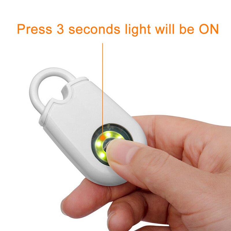 Self Defense Alarm LED Alarm Keychain