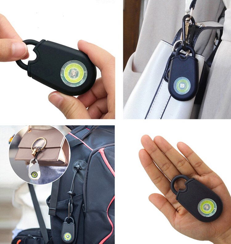 Self Defense Alarm LED Alarm Keychain