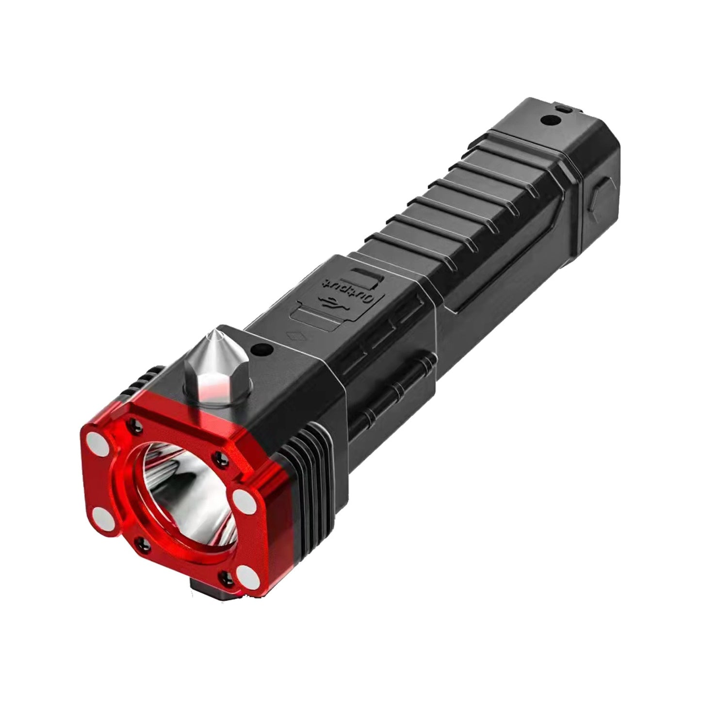 Super Bright LED Flashlight Safety Hammer