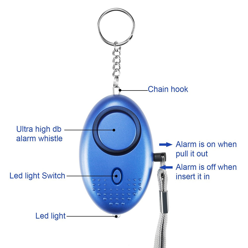 SOS Security Self Defense Alarm Keychain