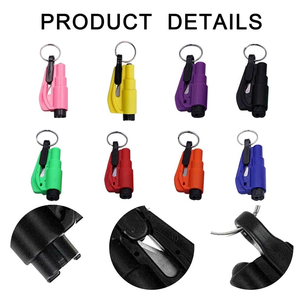 Life-Saving Window Breaker & Seat Belt Cutter