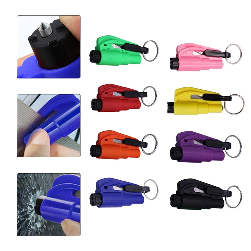 Life-Saving Window Breaker & Seat Belt Cutter
