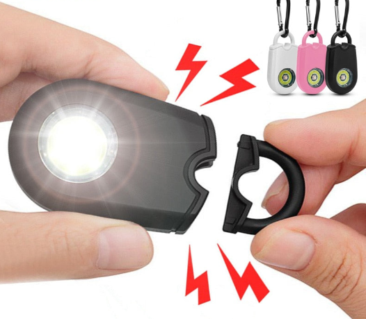 Self Defense Alarm LED Alarm Keychain