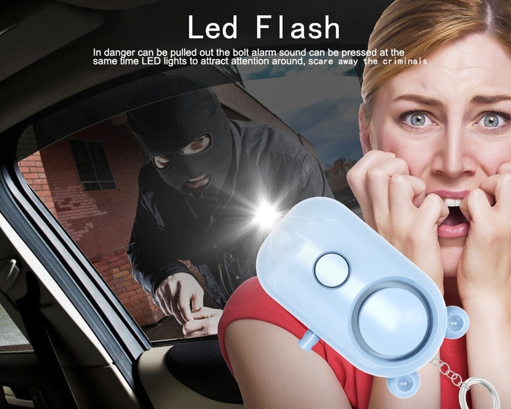 Self Defense Emergency Alarm Keychain