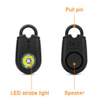 Self Defense Alarm LED Alarm Keychain
