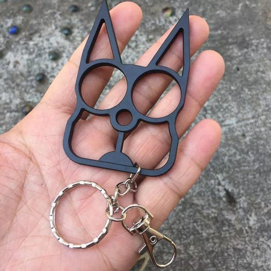 Multi-function Self-Defense Cat Keychain